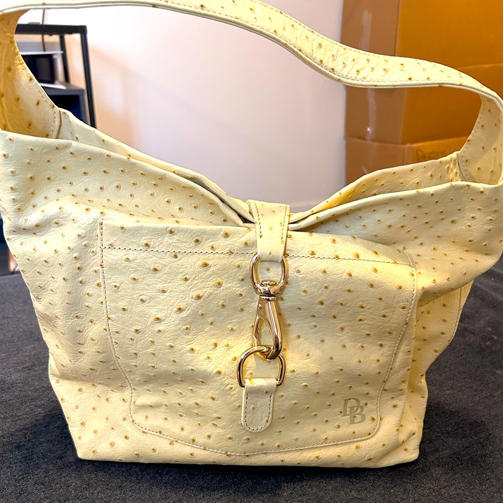 Dooney and Bourke ostrich shoulder bag
